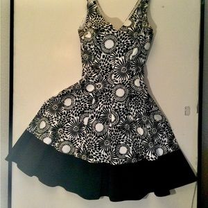 Nine West Dress Vtg Retro 50s 60s Rockabilly Swing Housewife pinup Cotton SZ 6